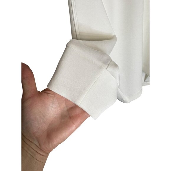 SPANX AirEssentials Crewneck Sweatshirt Powder-sz Large - Picture 9 of 12